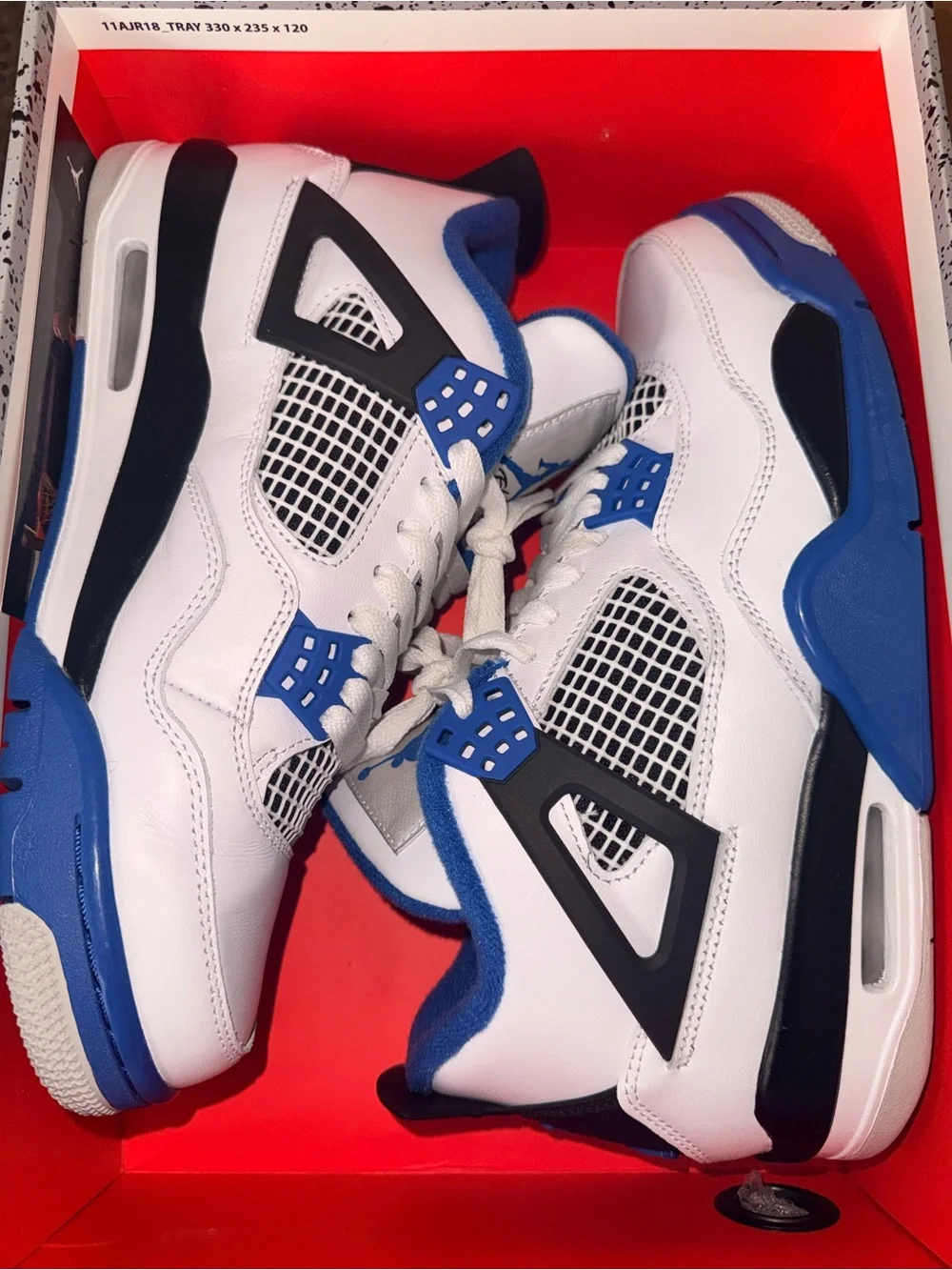 Air Jordan 4 Retro Motorsport 2017 size 9 PREOWNED EXCELLENT OG BOX